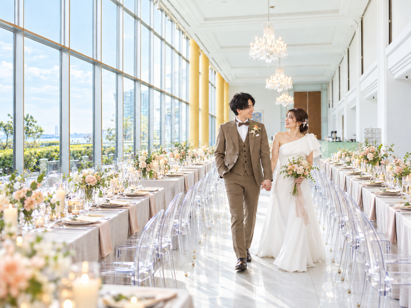 海・空・ガーデン。全部叶う、わたしらしい“みなとみらい婚“