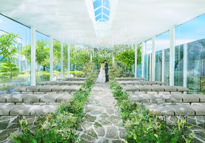 透明感あるチャペルが26年春リニューアル