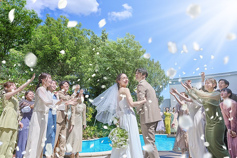 ガーデンも完全貸切空間の一つに 