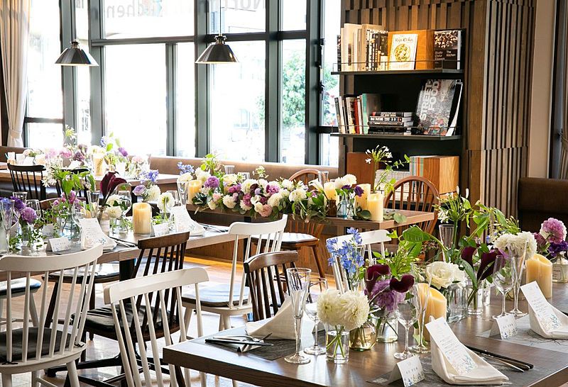 おふたりに合わせて様々な食事会場をご提案