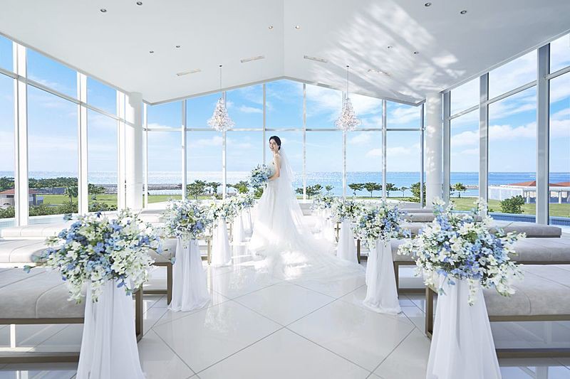 開放感抜群の王道チャペル