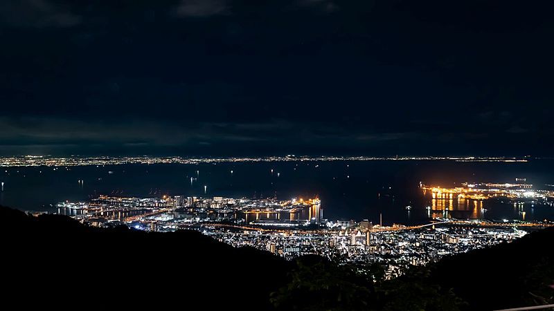 日本三大夜景・六甲山ならではのきらめく最上の眺望