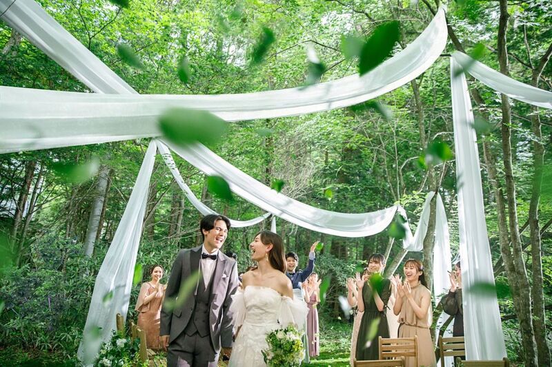【樹齢150年の森】挙式からパーティまで多彩に叶う貸切ガーデン