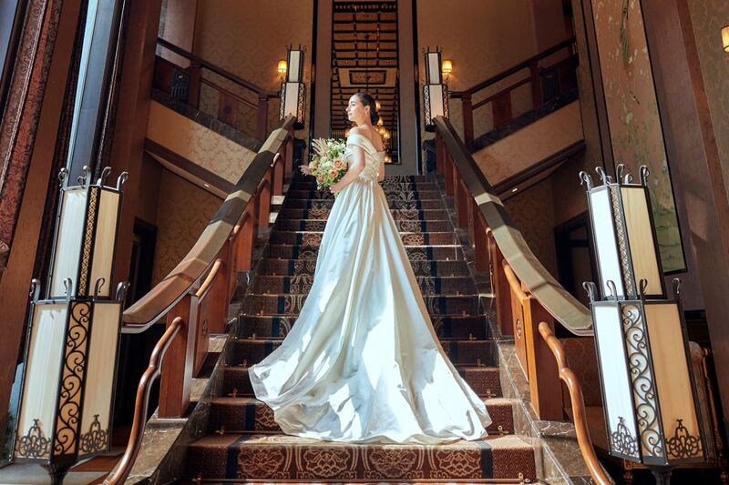 趣深い和洋折衷の空間で和やかな祝宴を