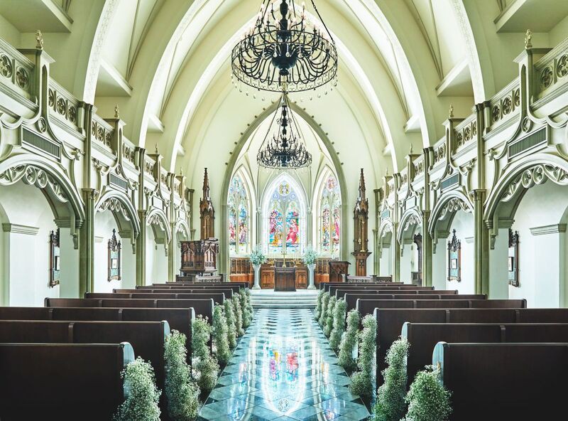 山梨県で唯一『日本の美しいチャペル100選』に選ばれた本格大聖堂