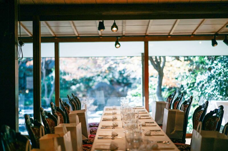 一軒家レストランを貸切に