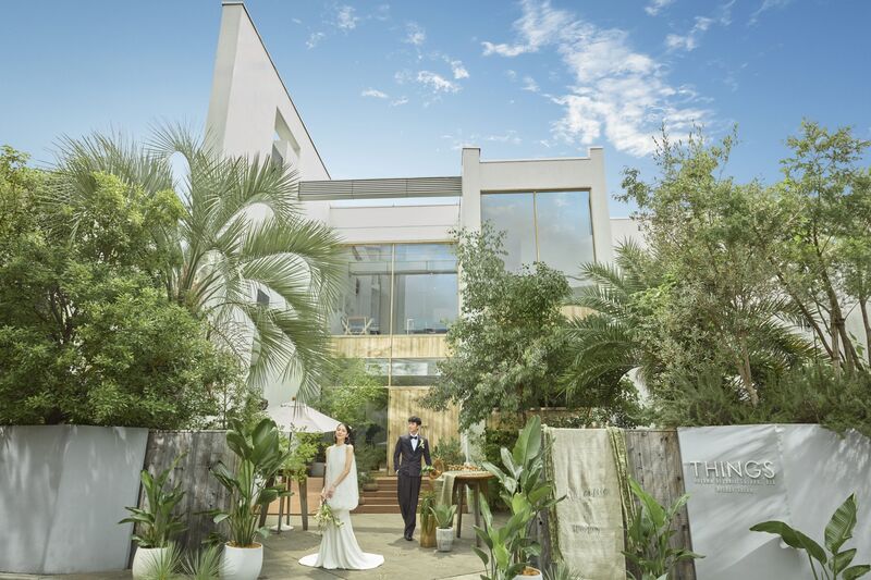 南青山の閑静な街並みに溶け込む貸切邸宅