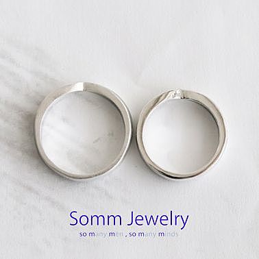 【結婚指輪】ダイヤモンドエタニティリボン_Pt900