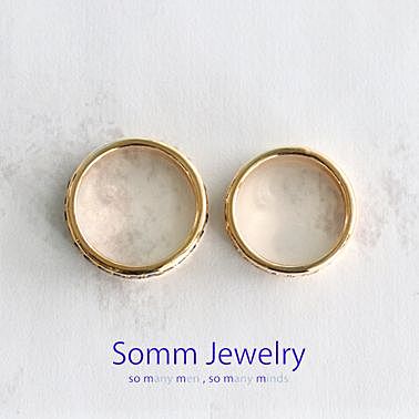 【結婚指輪】WH&BKダイヤモンドフルエタニティ_K18YG