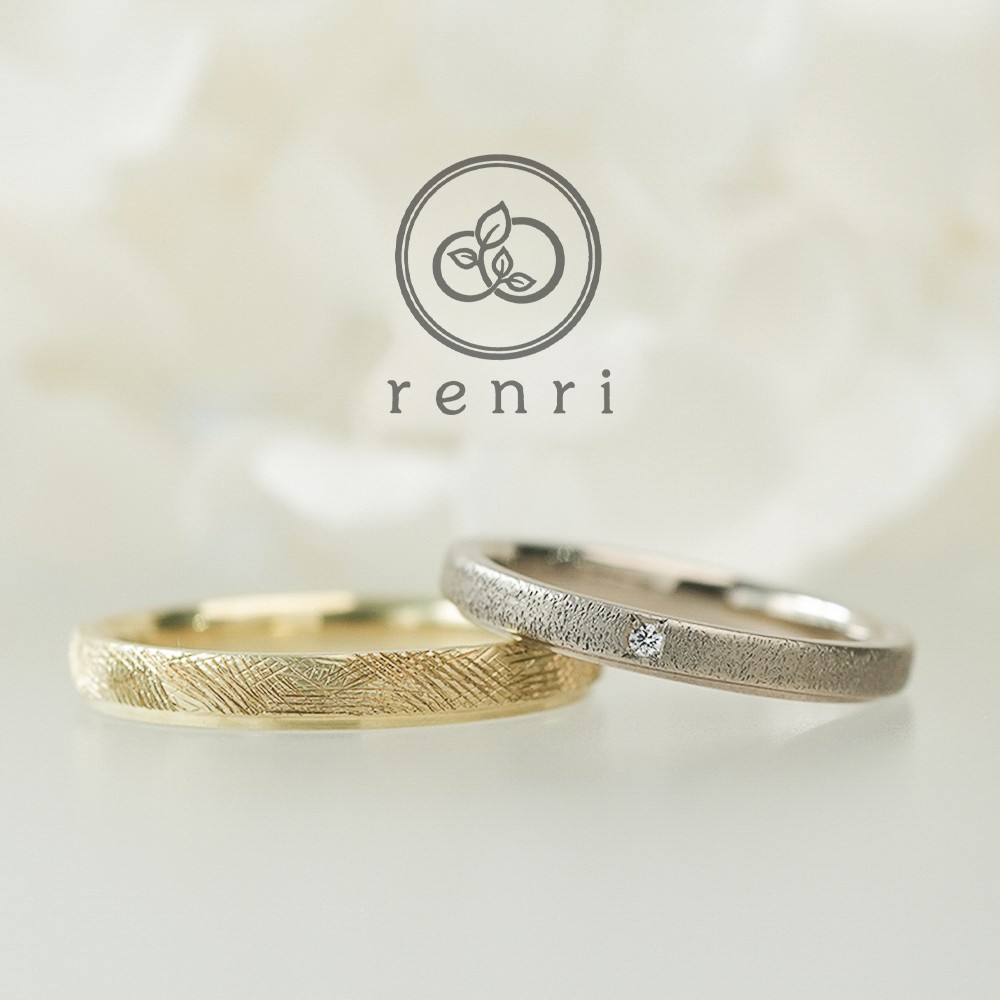 ハンマー模様と縁取りシルエットがお洒落なデザインリング