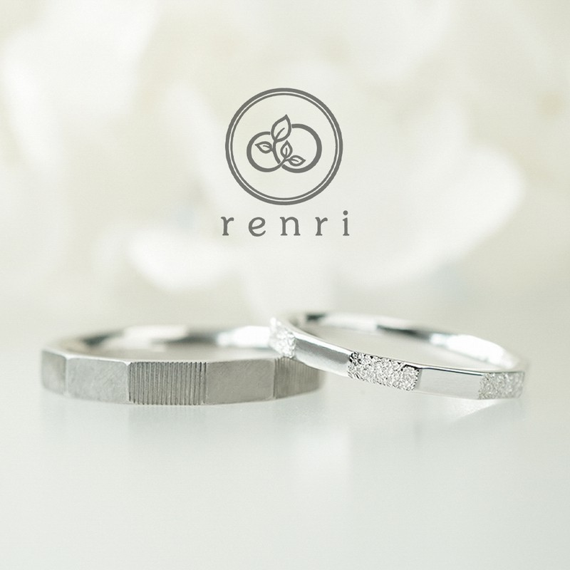 いくつもの面が織りなす、シャープなデザインリング