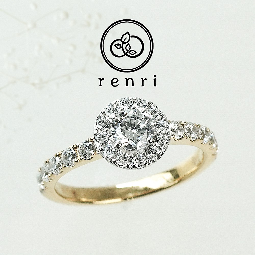 輝きを存分に楽しむエンゲージリング 