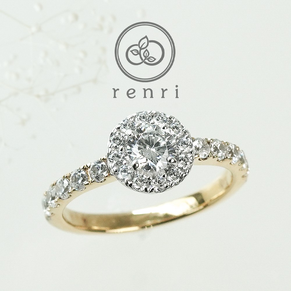 輝きを存分に楽しむエンゲージリング 