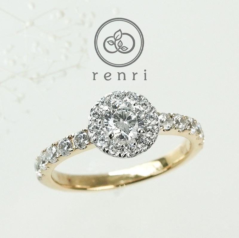 輝きを存分に楽しむエンゲージリング 