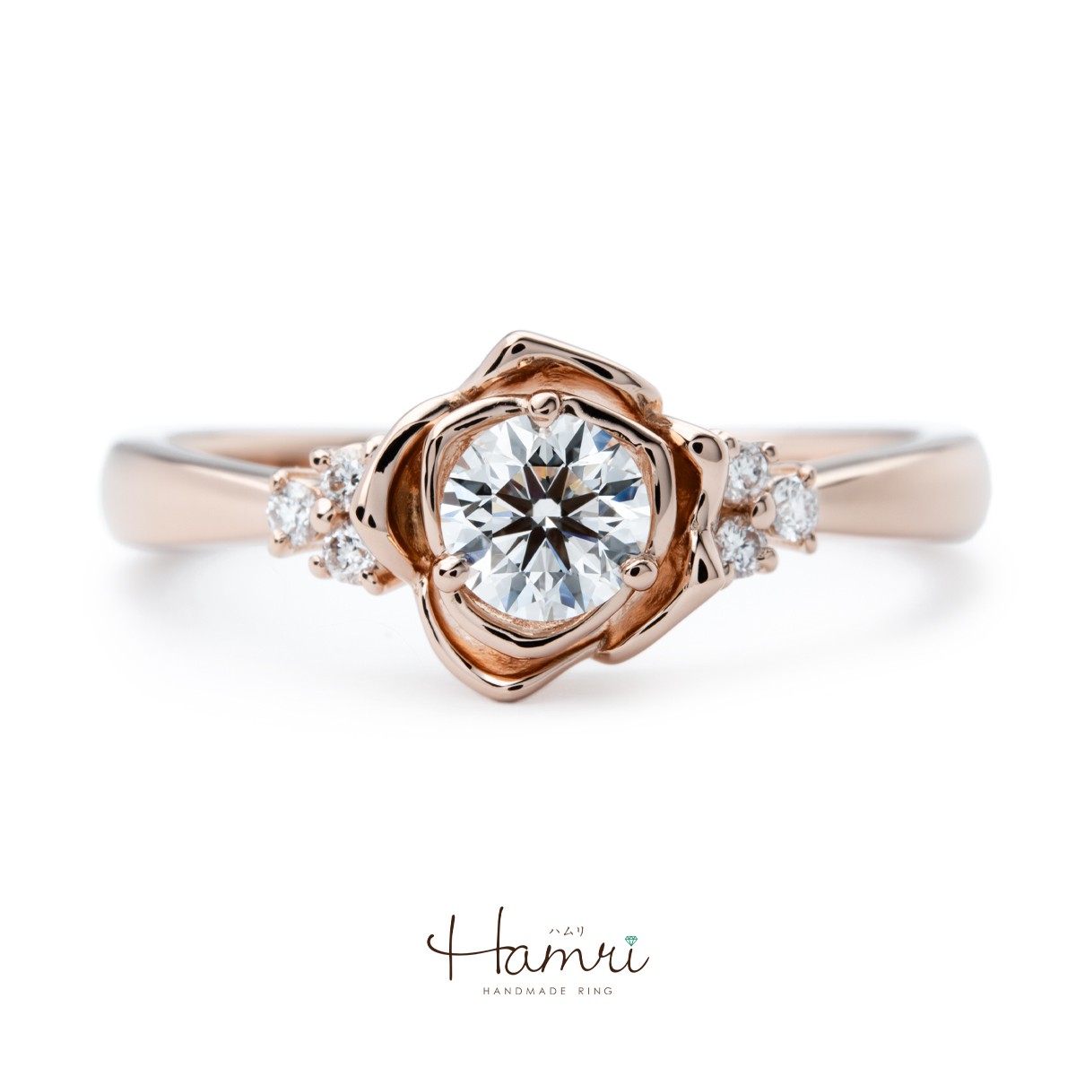 バラの婚約指輪