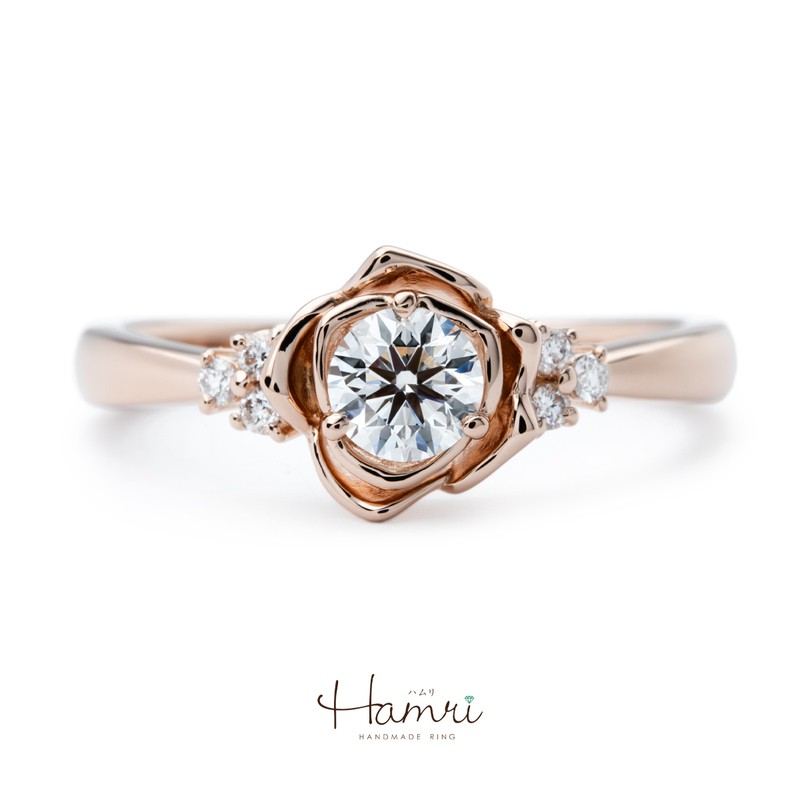 バラの婚約指輪