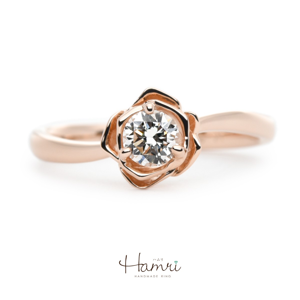 バラの婚約指輪