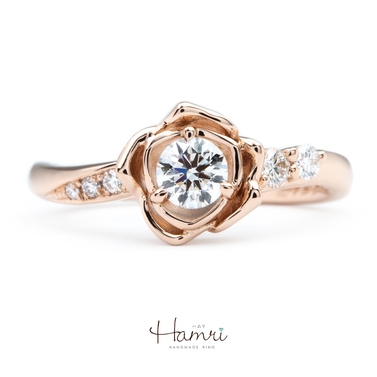 バラの婚約指輪