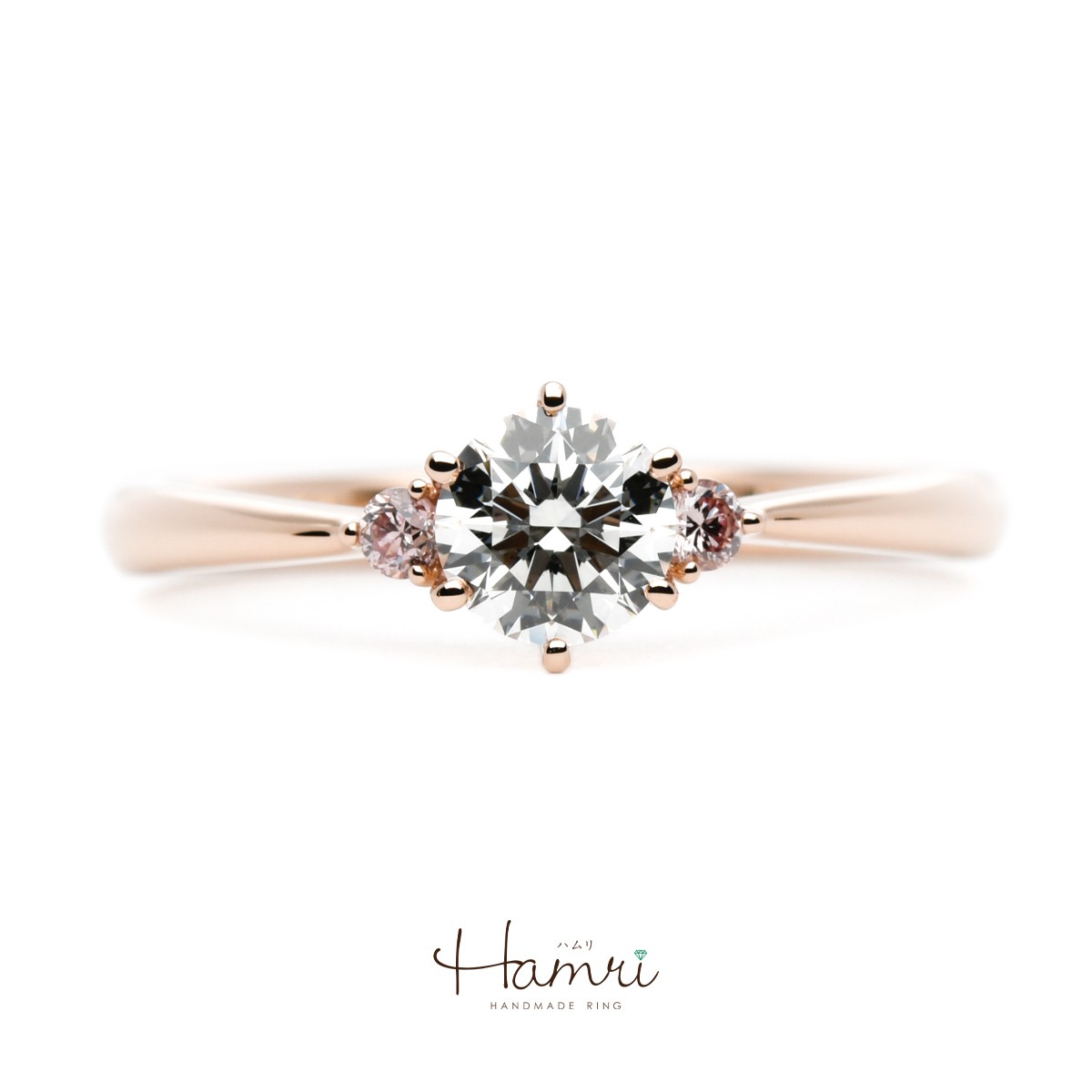 ピンクダイヤモンドの婚約指輪