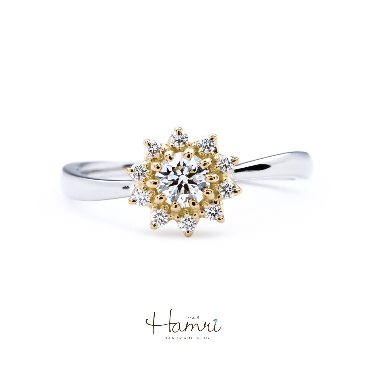 ひまわりの婚約指輪