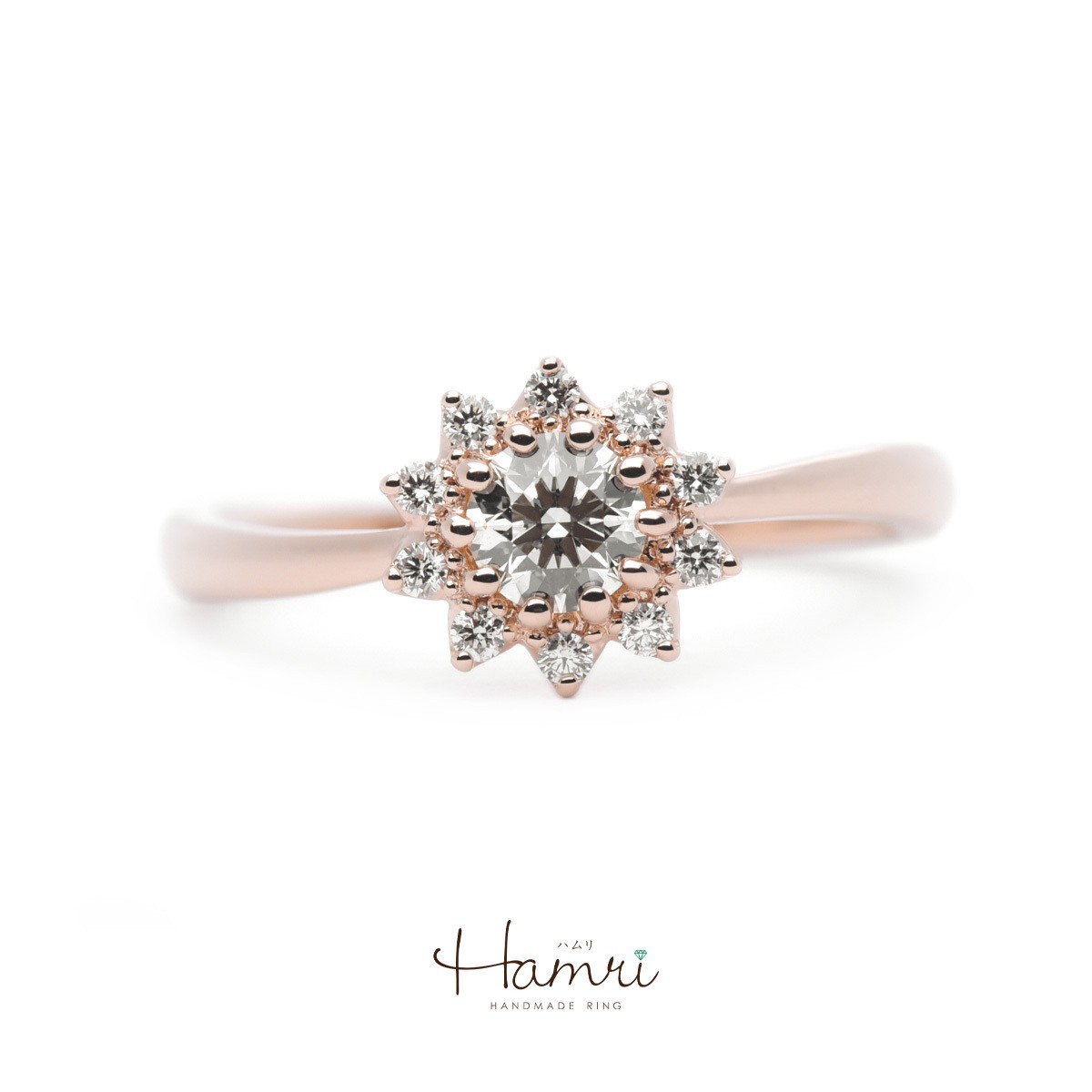 ひまわりの婚約指輪