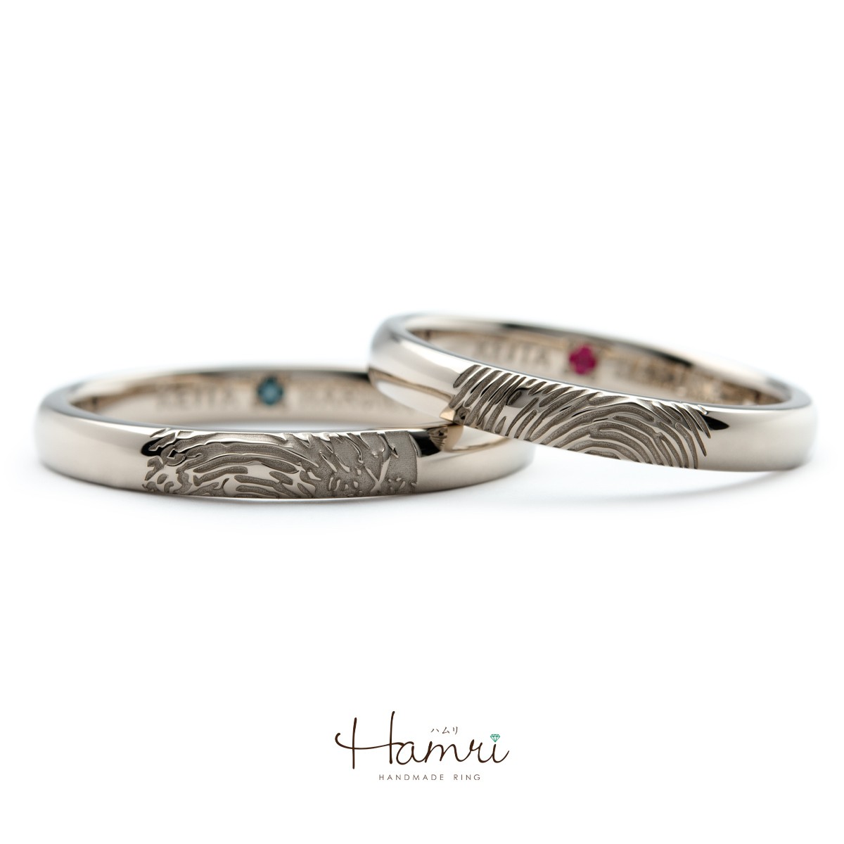 指紋の結婚指輪