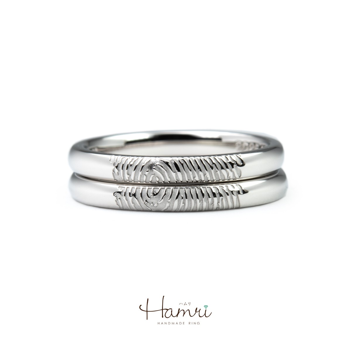 指紋の結婚指輪