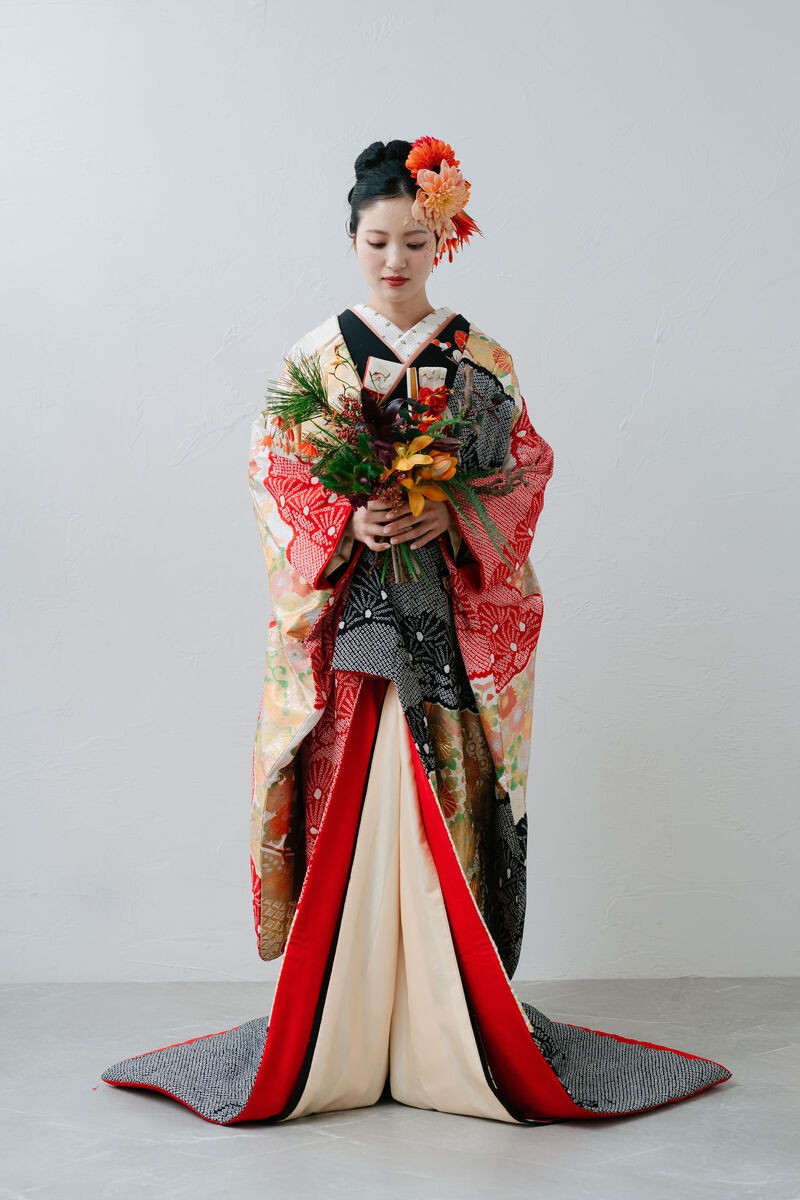 吉祥雲取天幕文様