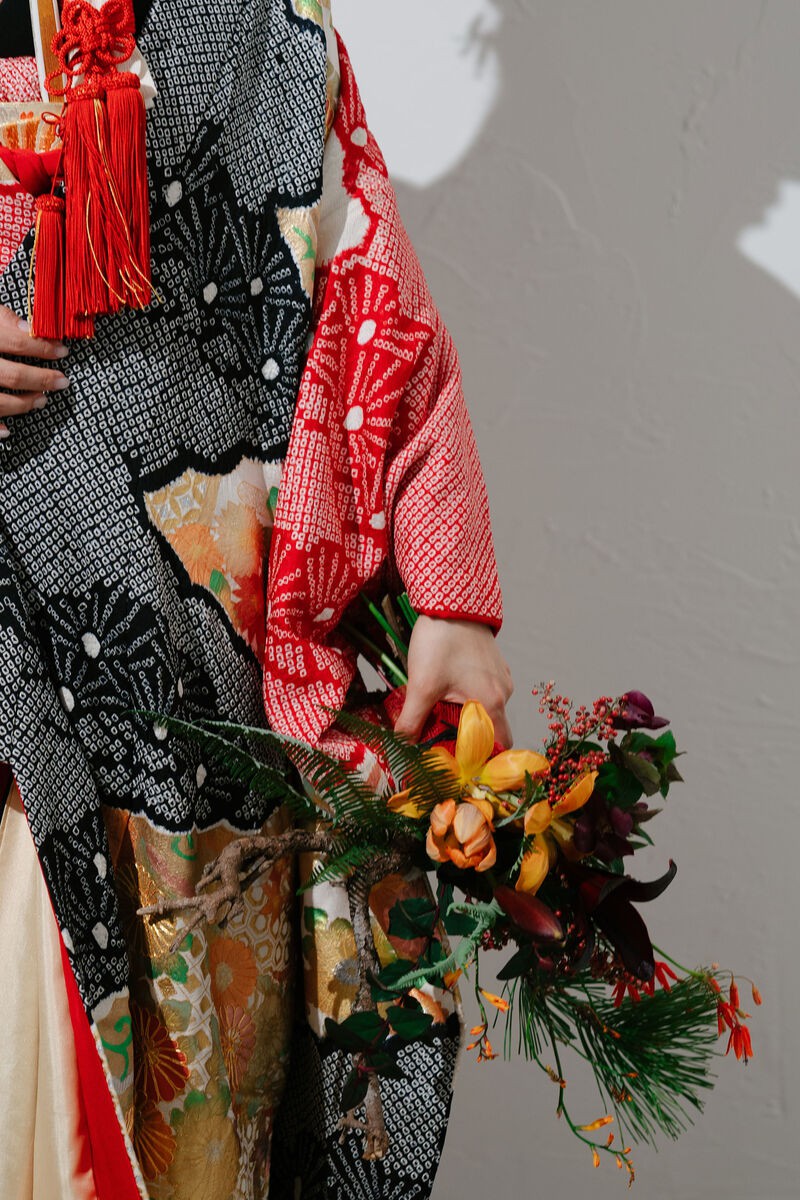 吉祥雲取天幕文様