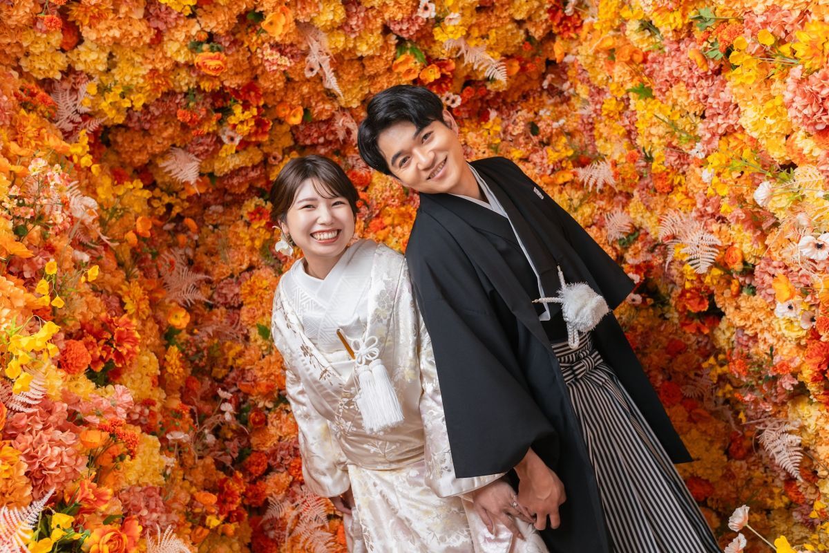 【フォトウェディング】和装スタジオ/屋内庭園スタジオ