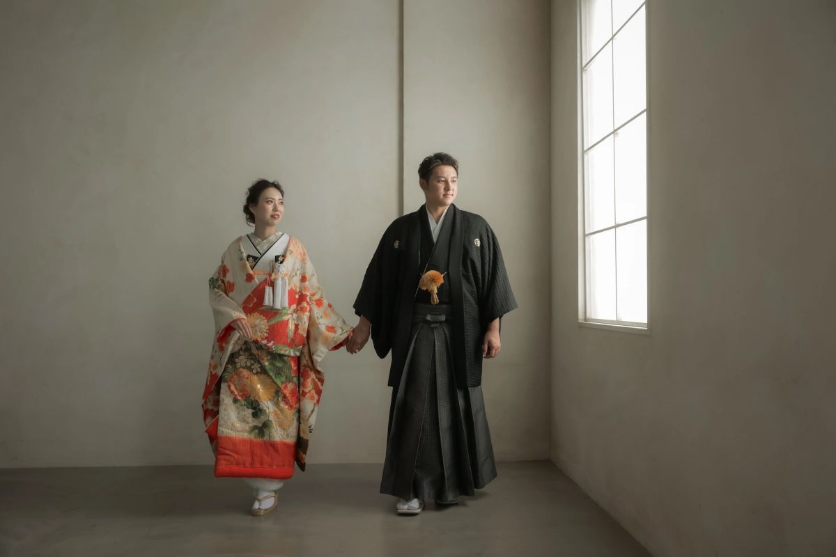 【フォトウェディング】和装スタジオ/屋内庭園スタジオ