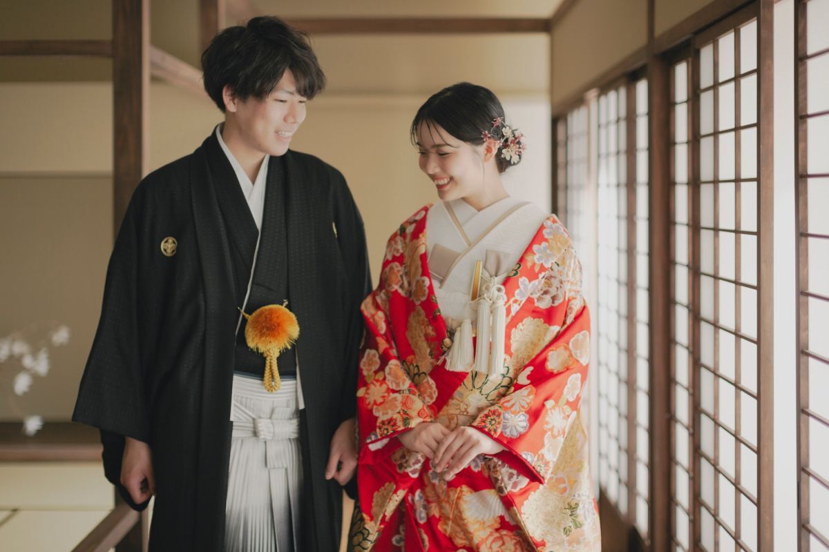 【フォトウェディング】和装スタジオ/屋内庭園スタジオ