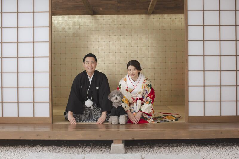 【家族・ペットと一緒に】和装スタジオ/屋内庭園スタジオ