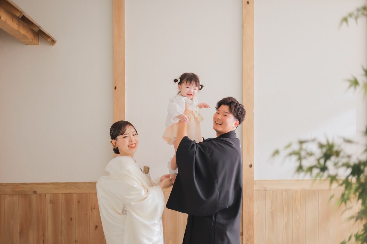 【家族・ペットと一緒に】和装スタジオ/屋内庭園スタジオ