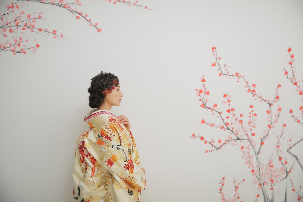 【フォトウェディング】和装スタジオ/屋内庭園スタジオ
