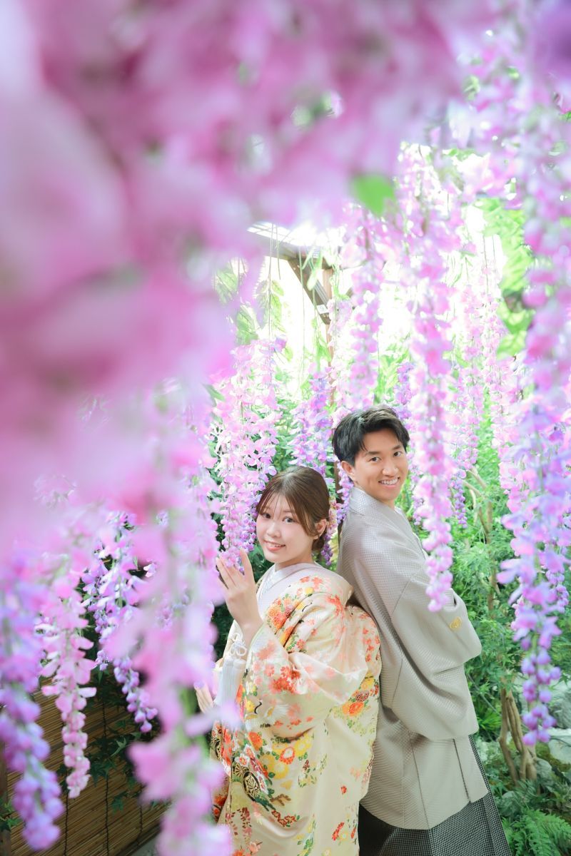 【フォトウェディング】和装スタジオ/屋内庭園スタジオ