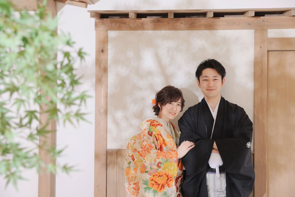 【フォトウェディング】和装スタジオ/屋内庭園スタジオ