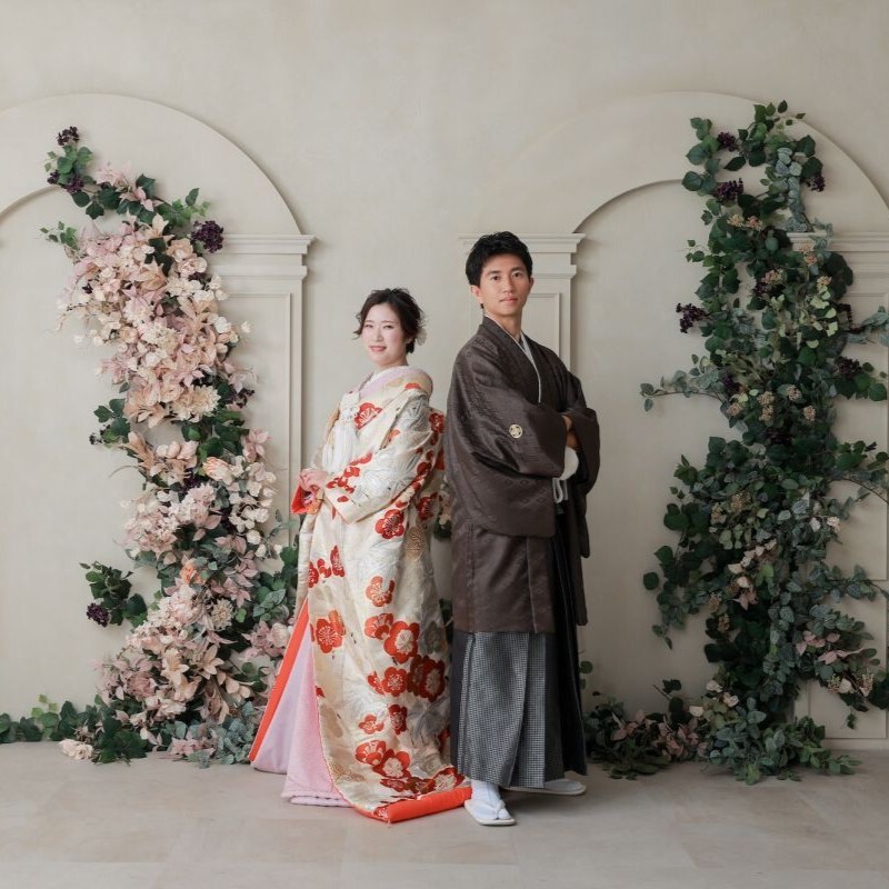 【フォトウェディング】和装スタジオ/屋内庭園スタジオ