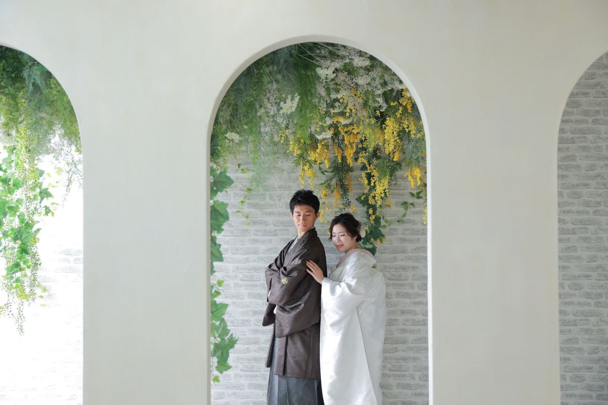 【フォトウェディング】和装スタジオ/屋内庭園スタジオ