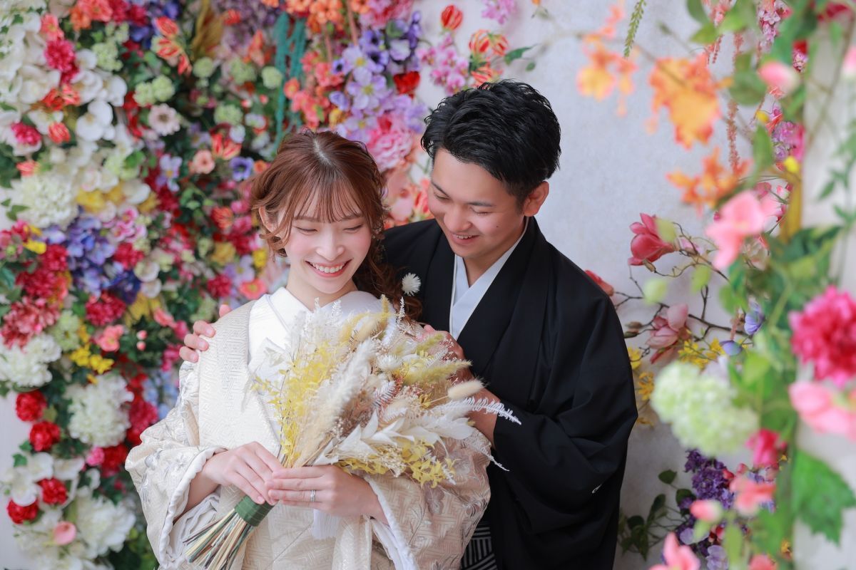 【フォトウェディング】和装スタジオ/屋内庭園スタジオ
