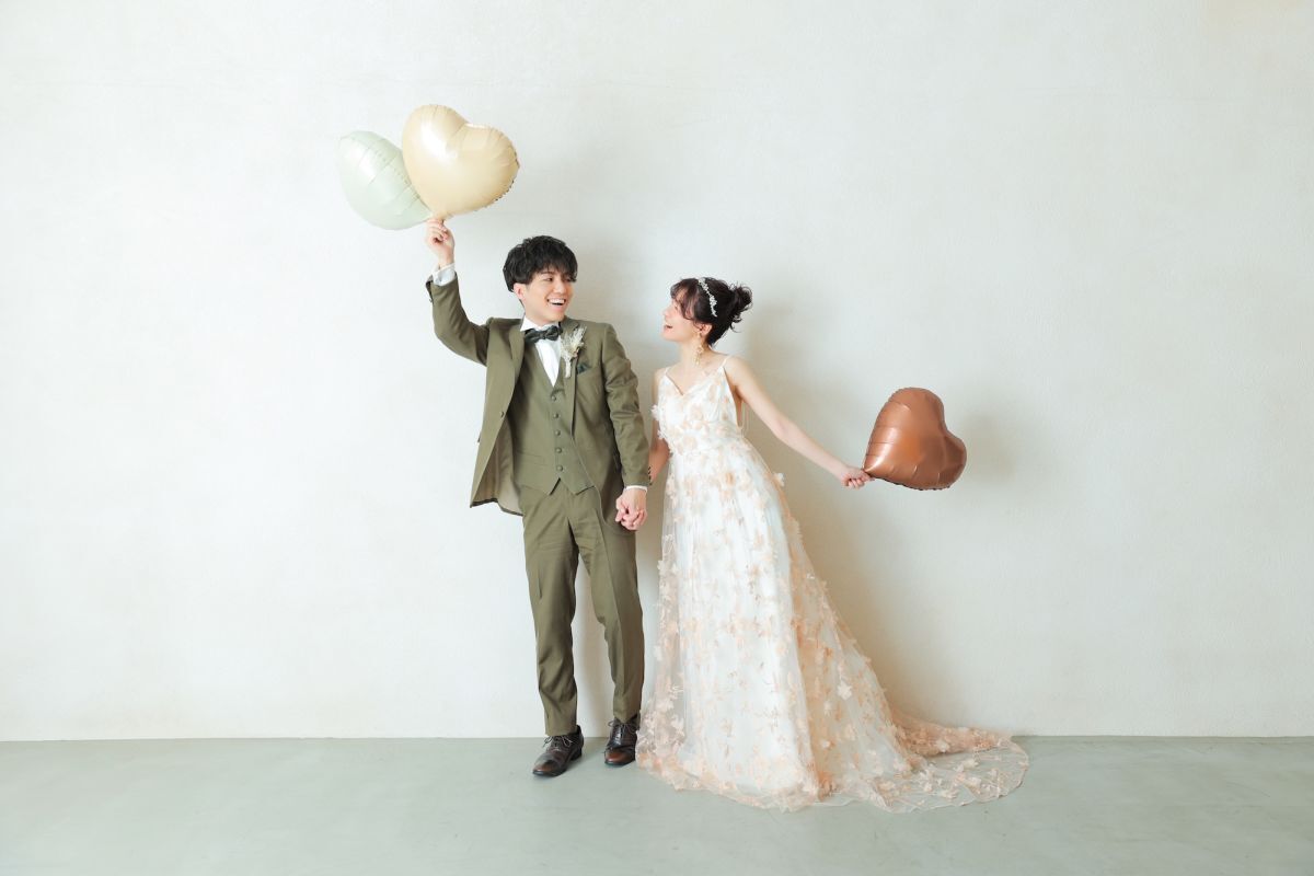 【フォトウェディング】洋装スタジオ/ハウススタジオ