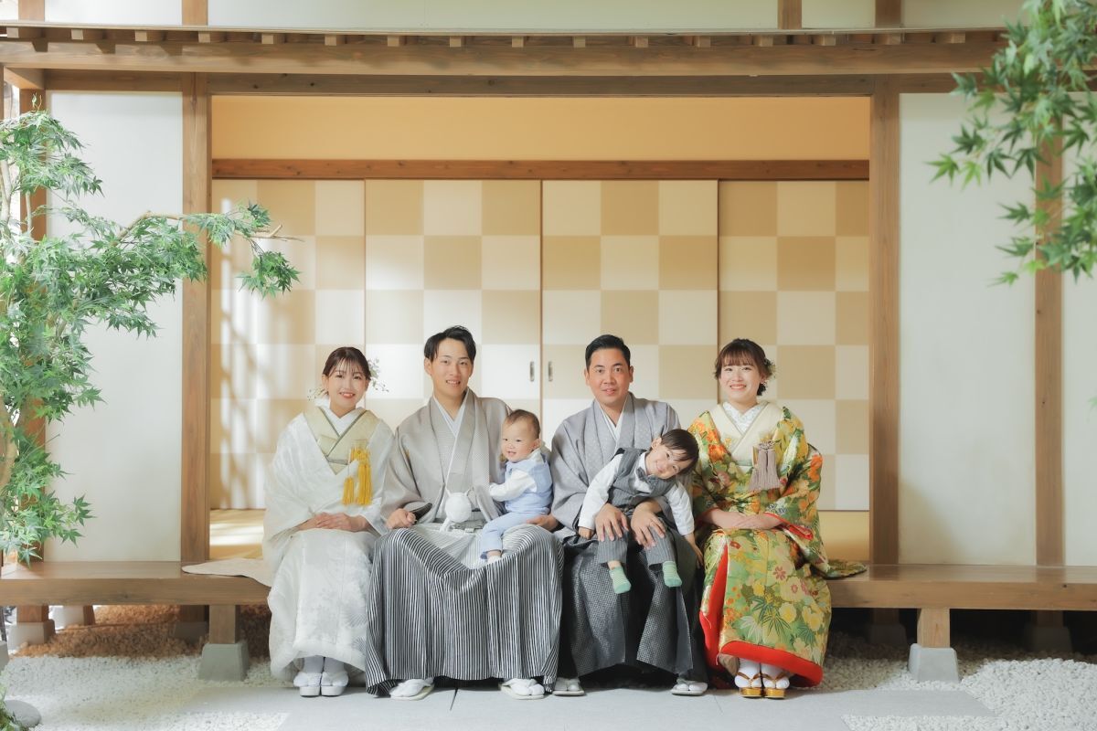 【家族・ペットと一緒に】和装スタジオ/屋内庭園スタジオ