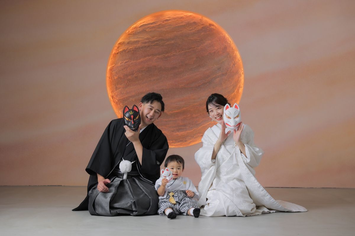 【家族・ペットと一緒に】和装スタジオ/屋内庭園スタジオ