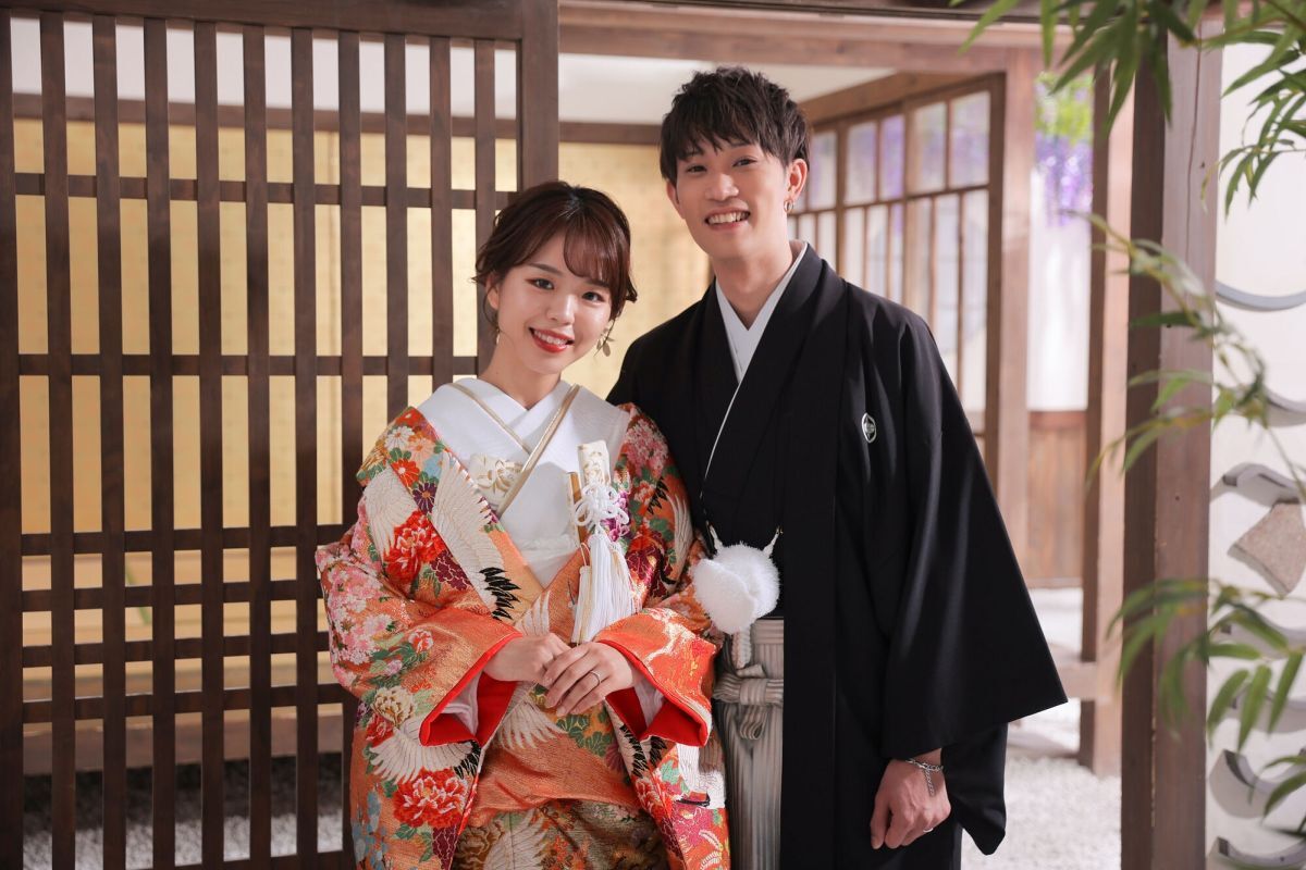 【フォトウェディング】和装スタジオ/屋内庭園スタジオ