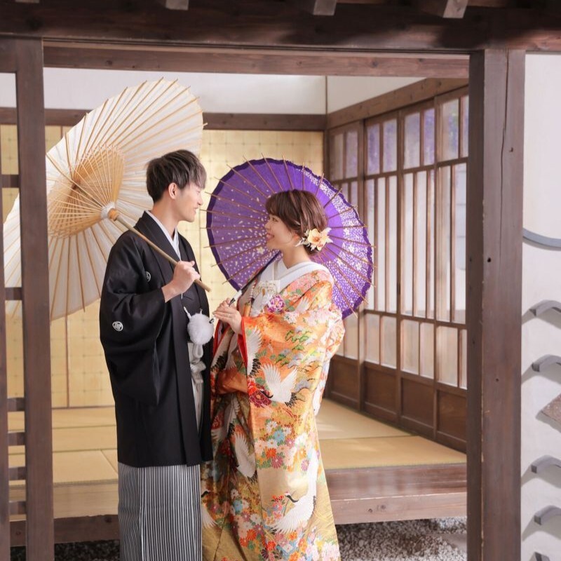 【フォトウェディング】和装スタジオ/屋内庭園スタジオ