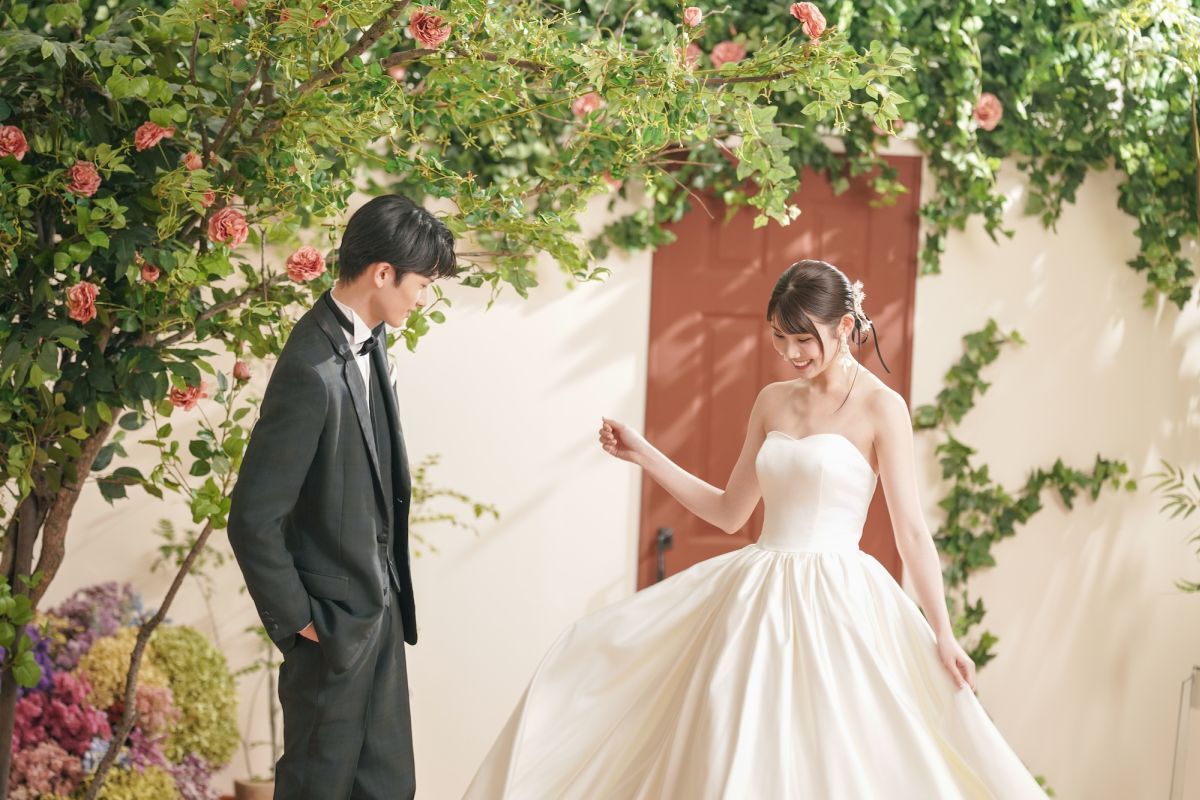 【フォトウェディング】洋装スタジオ/ハウススタジオ