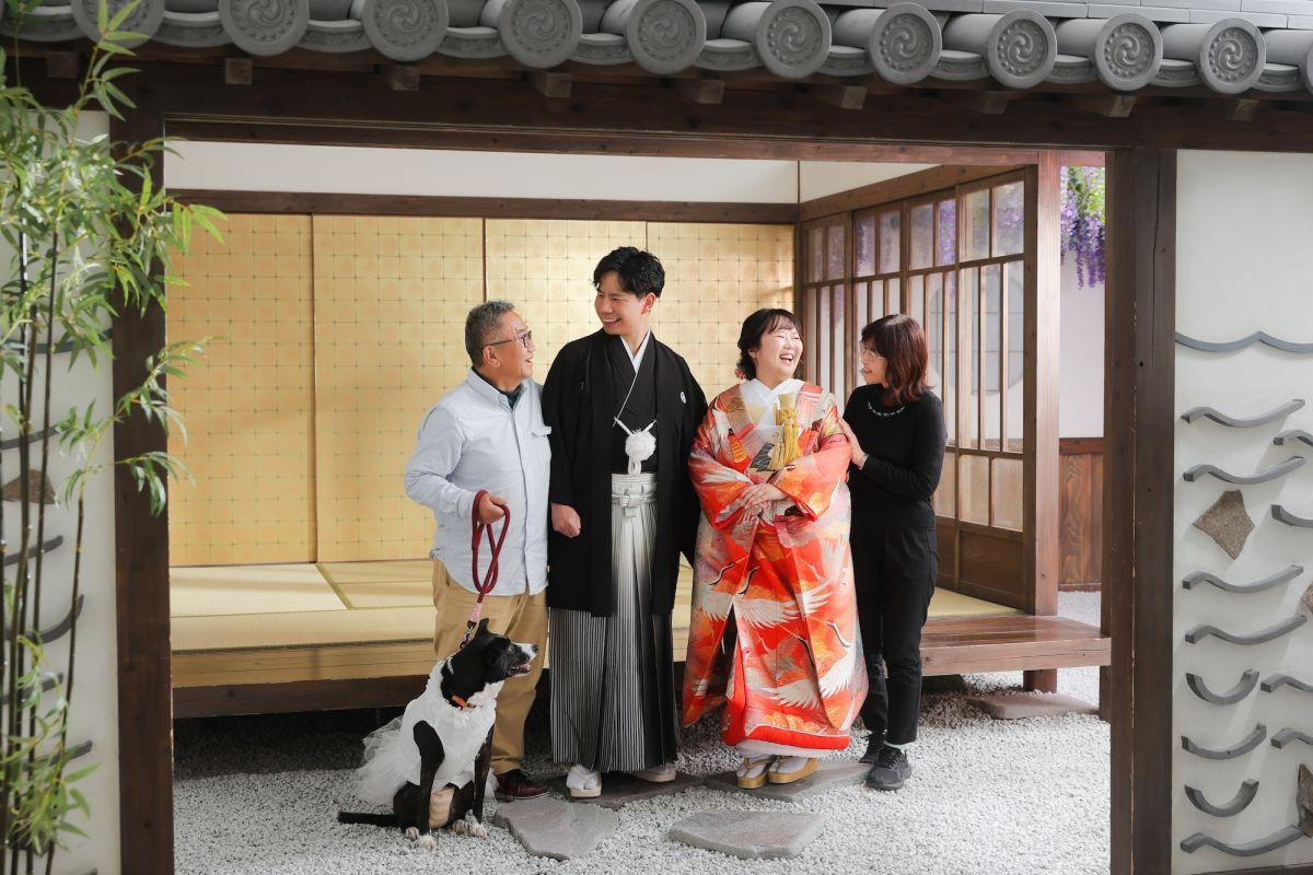 【家族・ペットと一緒に】和装スタジオ/屋内庭園スタジオ