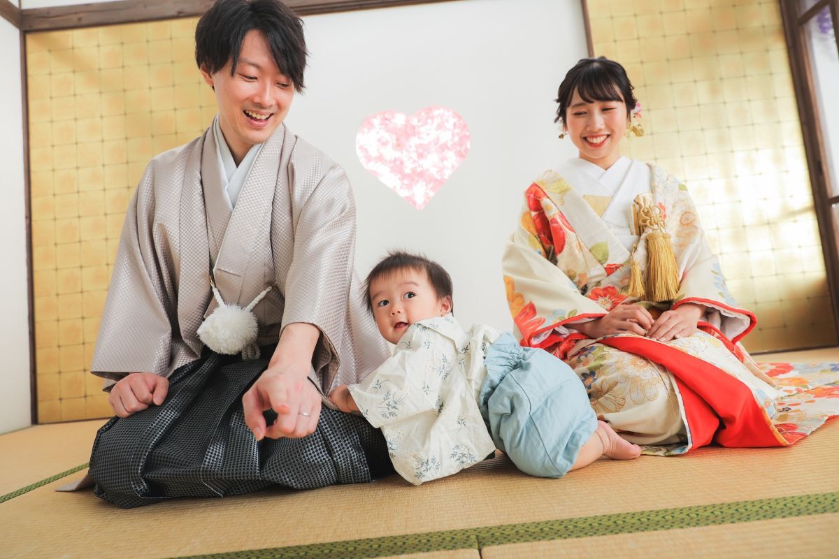 【家族・ペットと一緒に】和装スタジオ/屋内庭園スタジオ