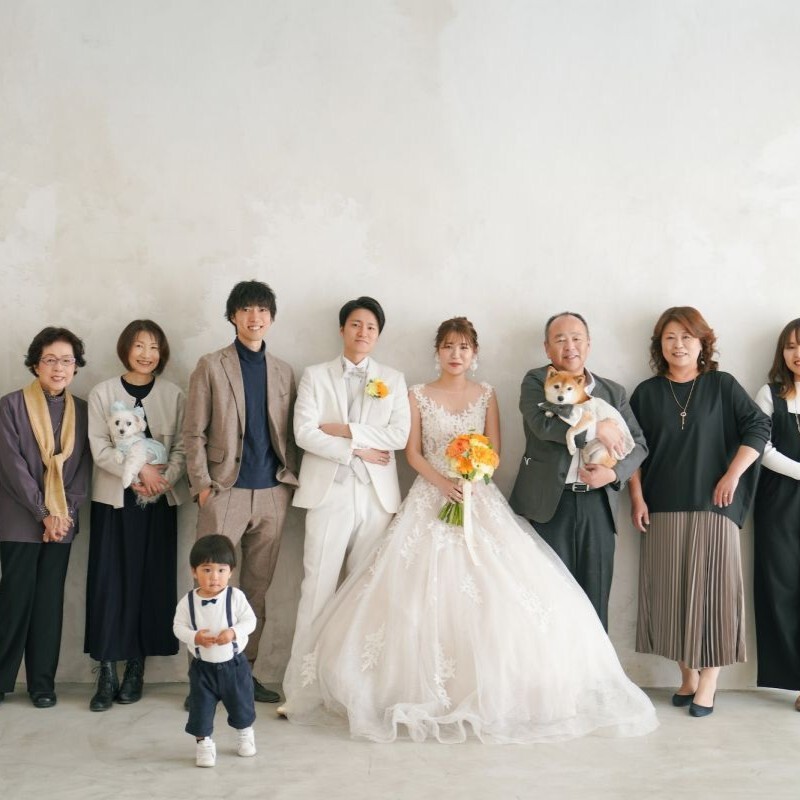 【家族・ペットと一緒に】洋装スタジオ/ハウススタジオ