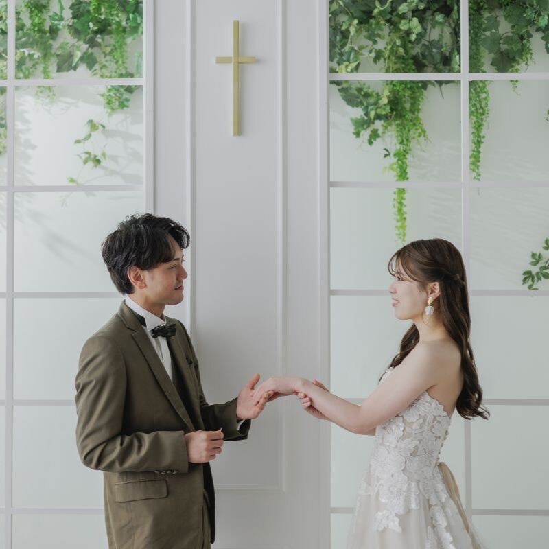 【フォトウェディング】洋装スタジオ/ハウススタジオ